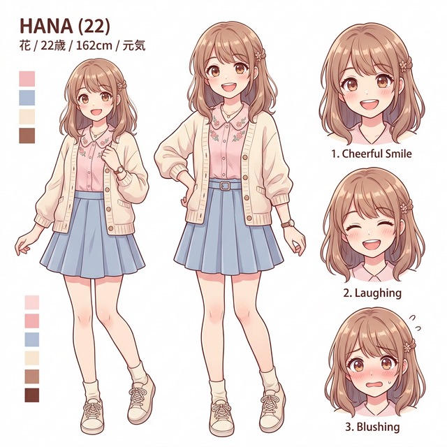 アニメスタイルキャラクター