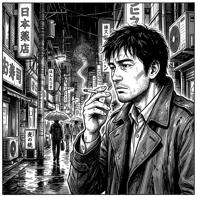 青年・劇画風サンプル