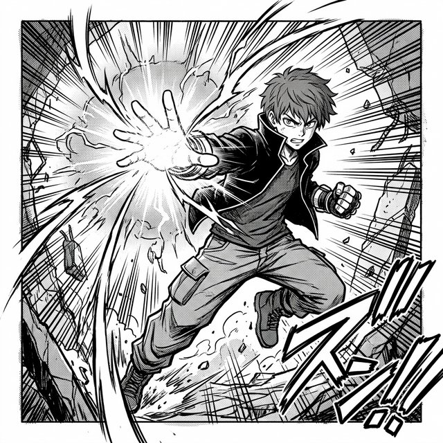 少年漫画風サンプル